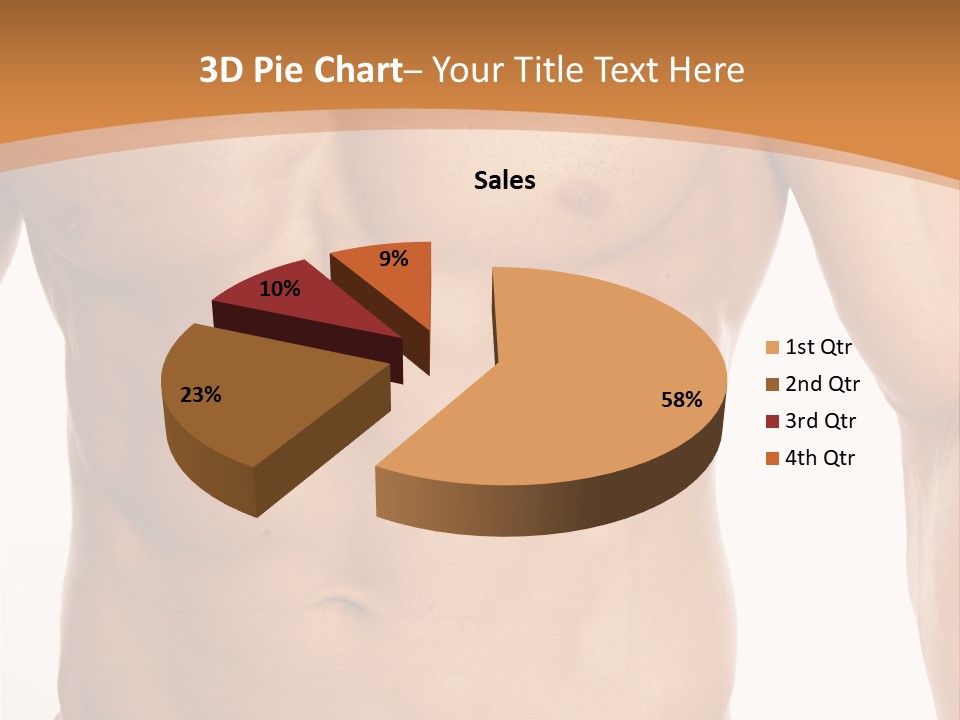 Bare Health Neck PowerPoint Template