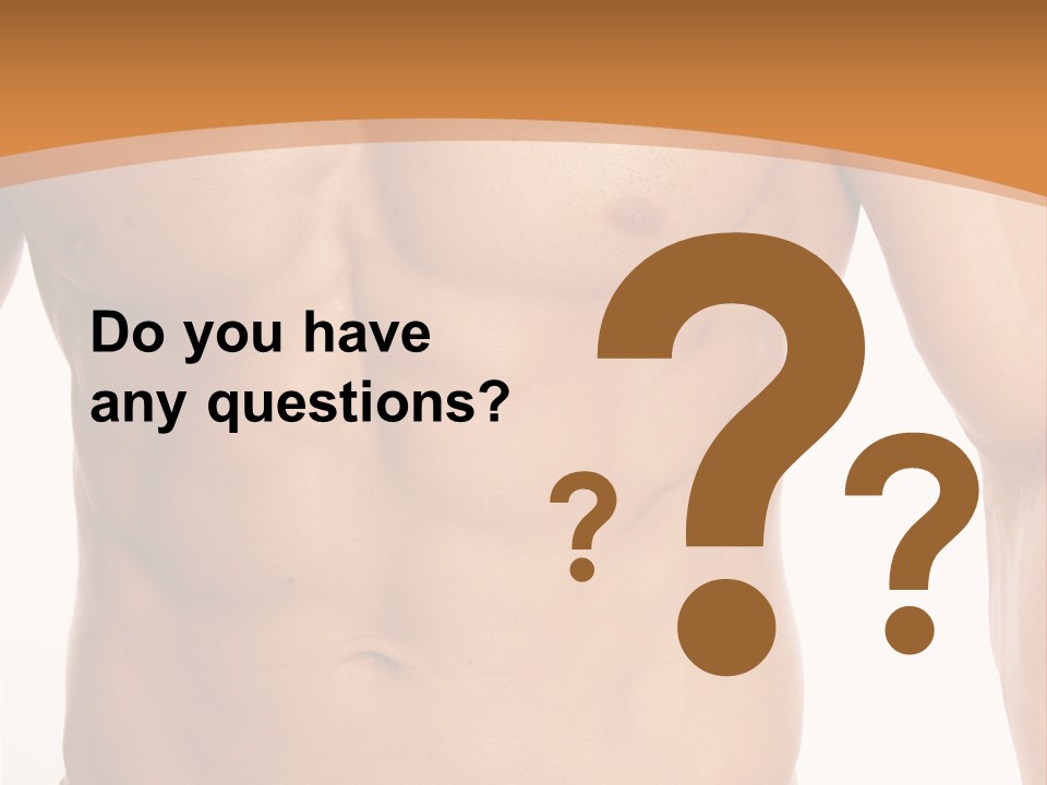 Bare Health Neck PowerPoint Template