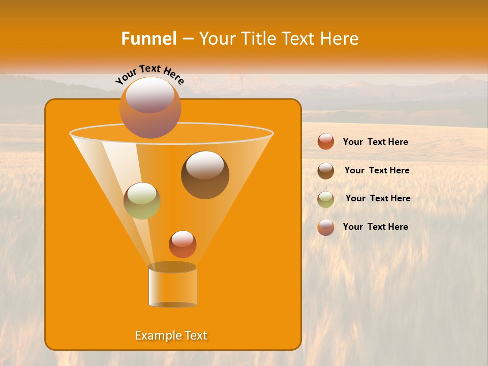 Grand Yellow Wheat PowerPoint Template