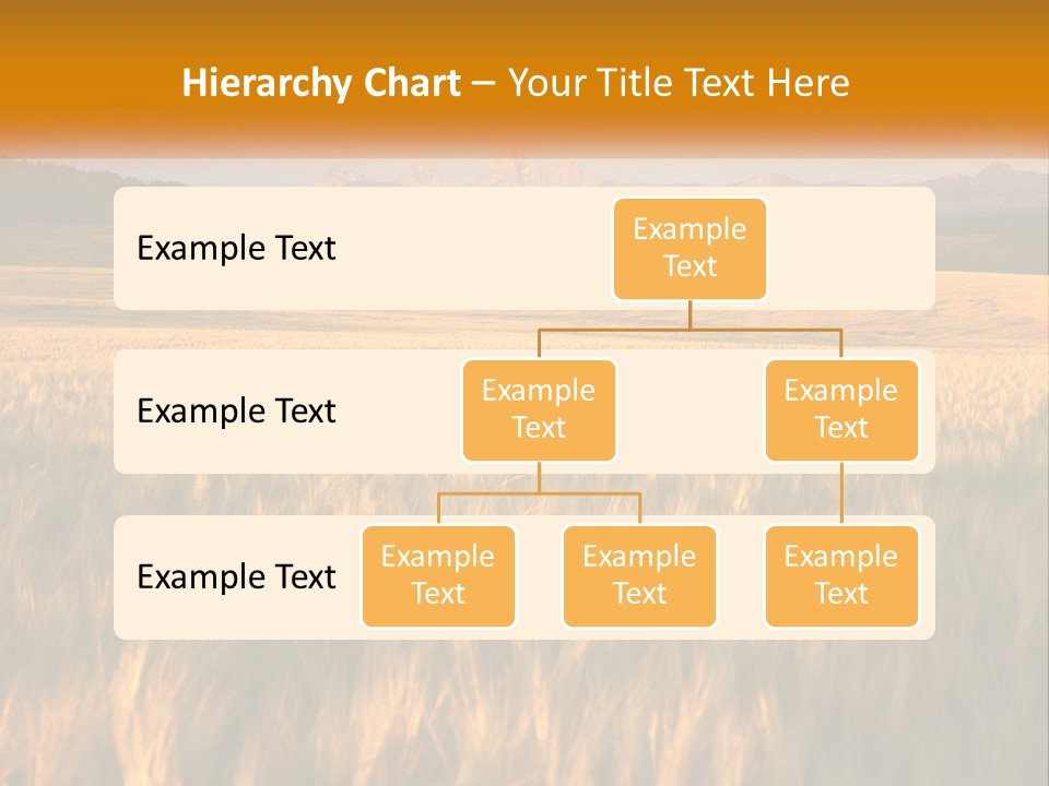 Grand Yellow Wheat PowerPoint Template