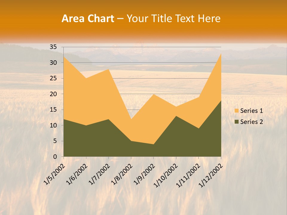 Grand Yellow Wheat PowerPoint Template