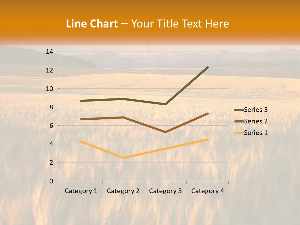 Grand Yellow Wheat PowerPoint Template