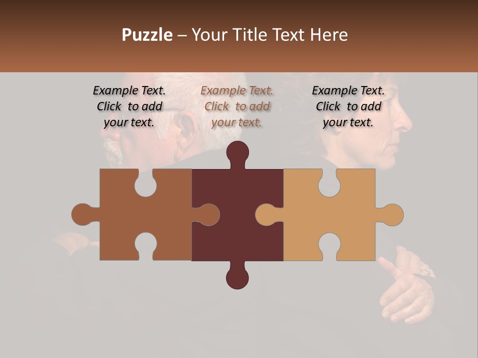 Miscommunication Marriage Relationships PowerPoint Template