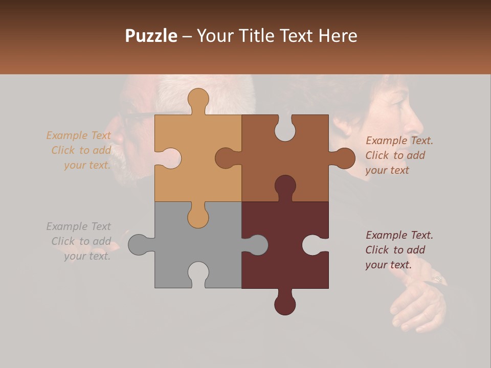 Miscommunication Marriage Relationships PowerPoint Template