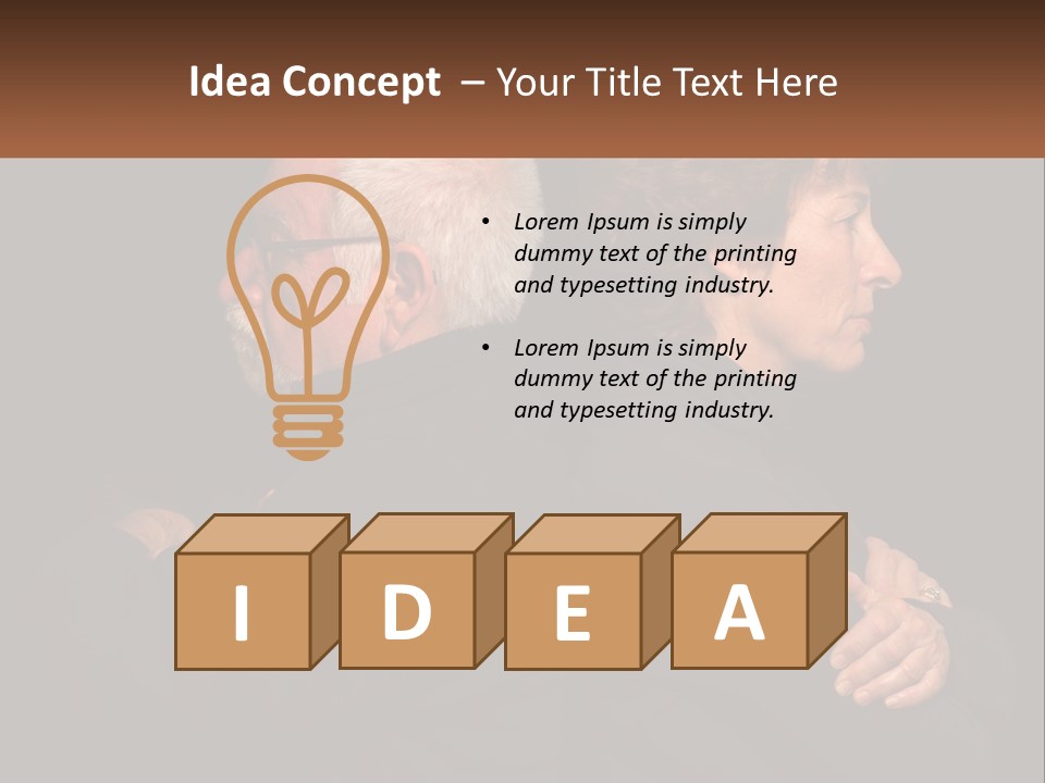 Miscommunication Marriage Relationships PowerPoint Template