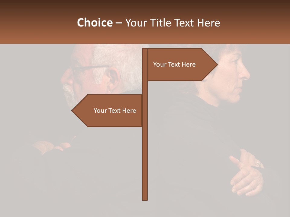 Miscommunication Marriage Relationships PowerPoint Template