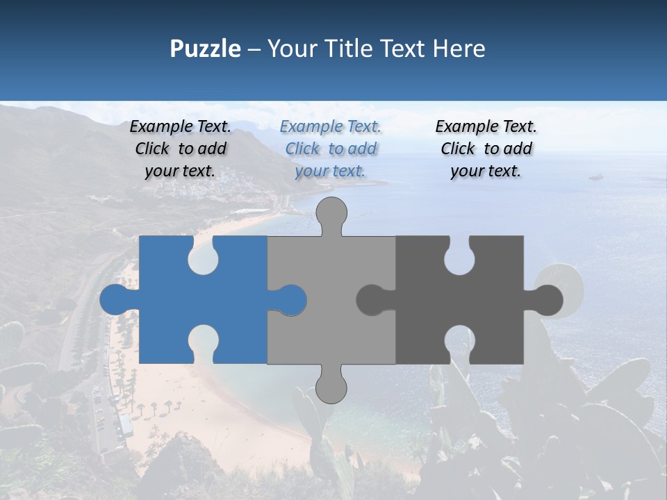 Plant Tourism Panoramic PowerPoint Template