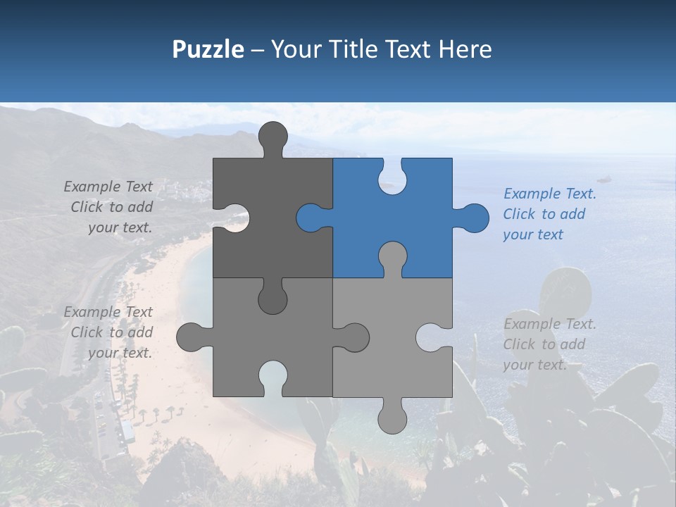 Plant Tourism Panoramic PowerPoint Template