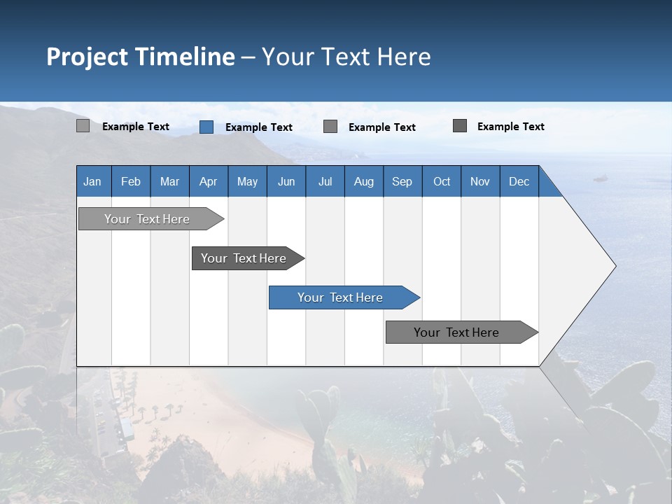 Plant Tourism Panoramic PowerPoint Template
