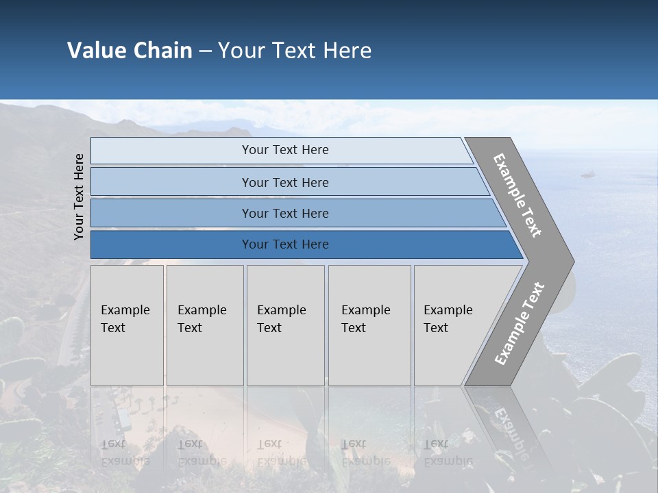Plant Tourism Panoramic PowerPoint Template