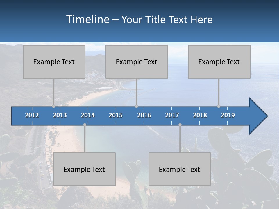 Plant Tourism Panoramic PowerPoint Template
