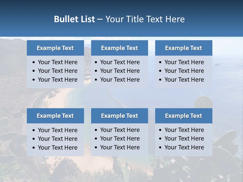 Plant Tourism Panoramic PowerPoint Template