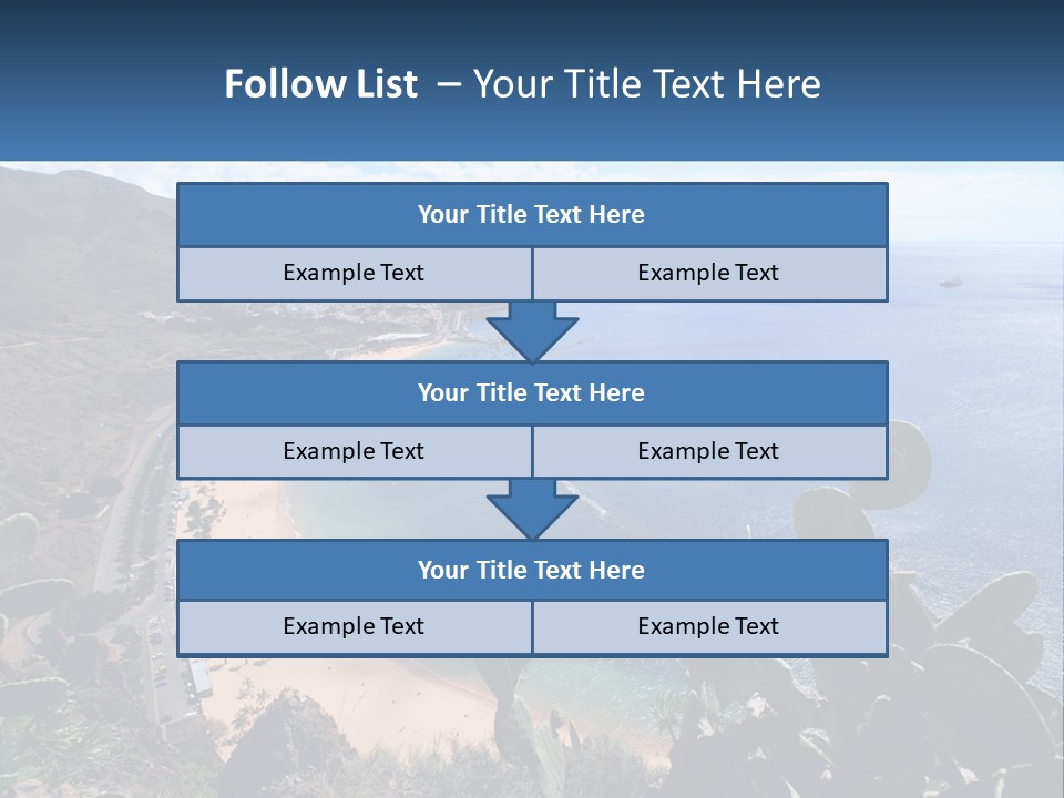 Plant Tourism Panoramic PowerPoint Template