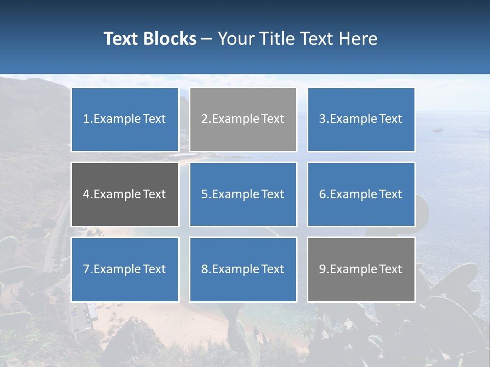 Plant Tourism Panoramic PowerPoint Template