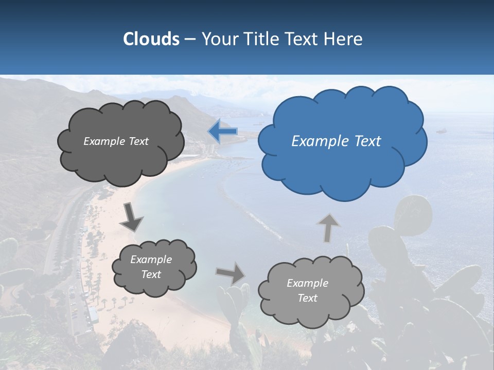 Plant Tourism Panoramic PowerPoint Template