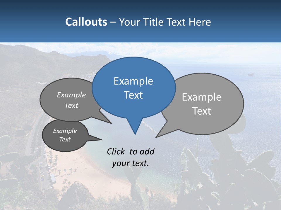 Plant Tourism Panoramic PowerPoint Template