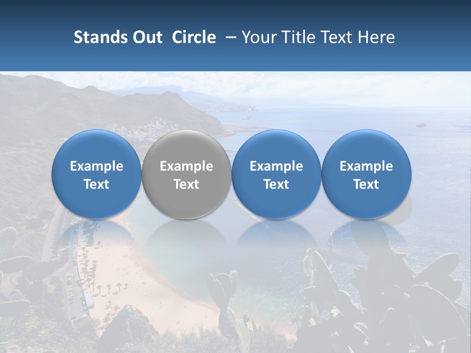 Plant Tourism Panoramic PowerPoint Template