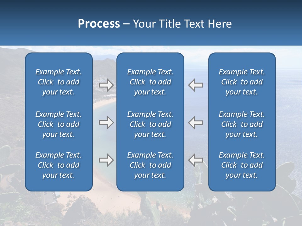 Plant Tourism Panoramic PowerPoint Template
