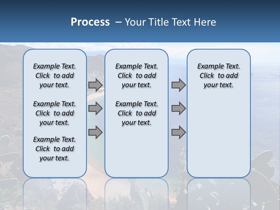 Plant Tourism Panoramic PowerPoint Template
