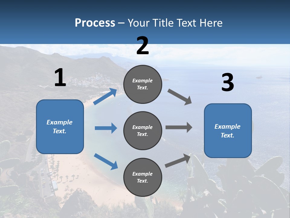 Plant Tourism Panoramic PowerPoint Template