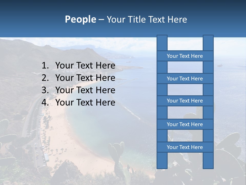 Plant Tourism Panoramic PowerPoint Template
