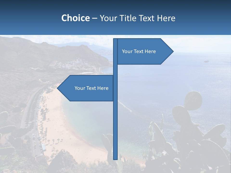 Plant Tourism Panoramic PowerPoint Template