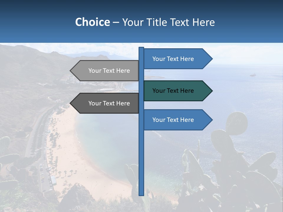 Plant Tourism Panoramic PowerPoint Template