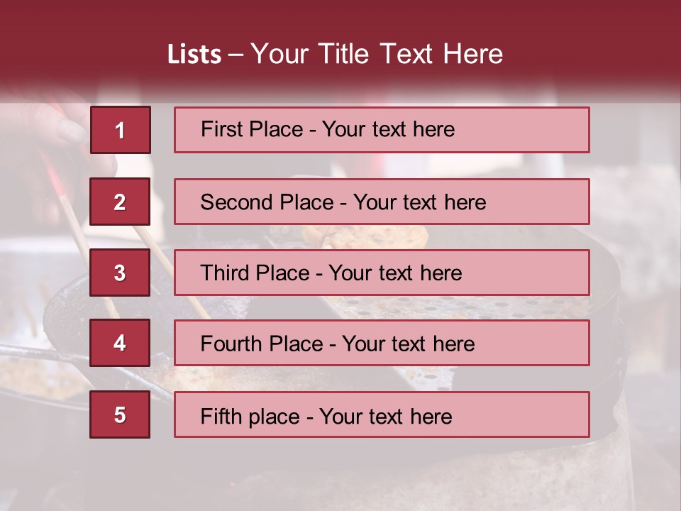 Spice Orient Barbeque PowerPoint Template