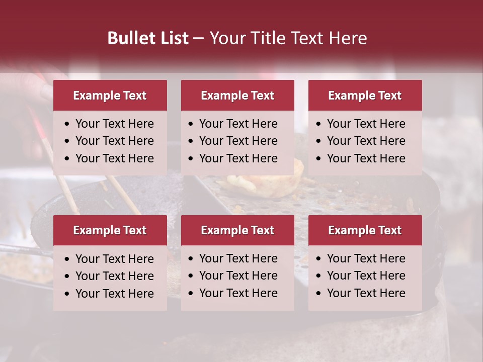 Spice Orient Barbeque PowerPoint Template