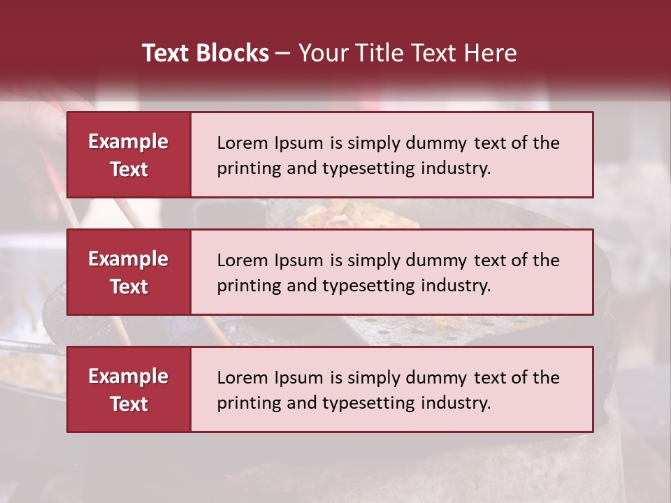 Spice Orient Barbeque PowerPoint Template