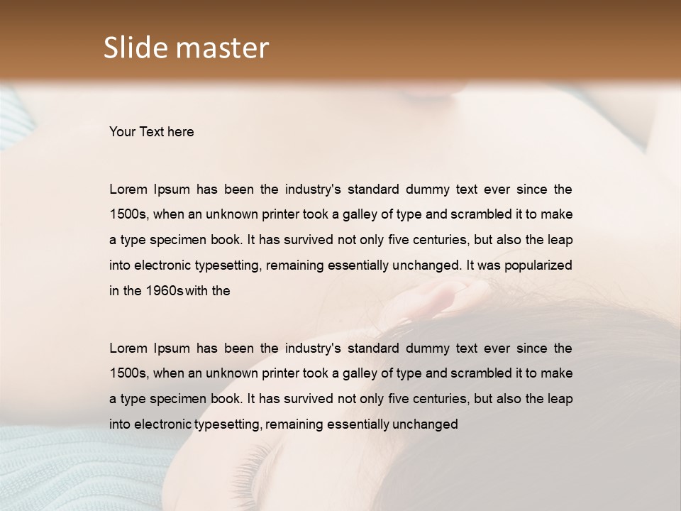 Comfort Free Cure PowerPoint Template