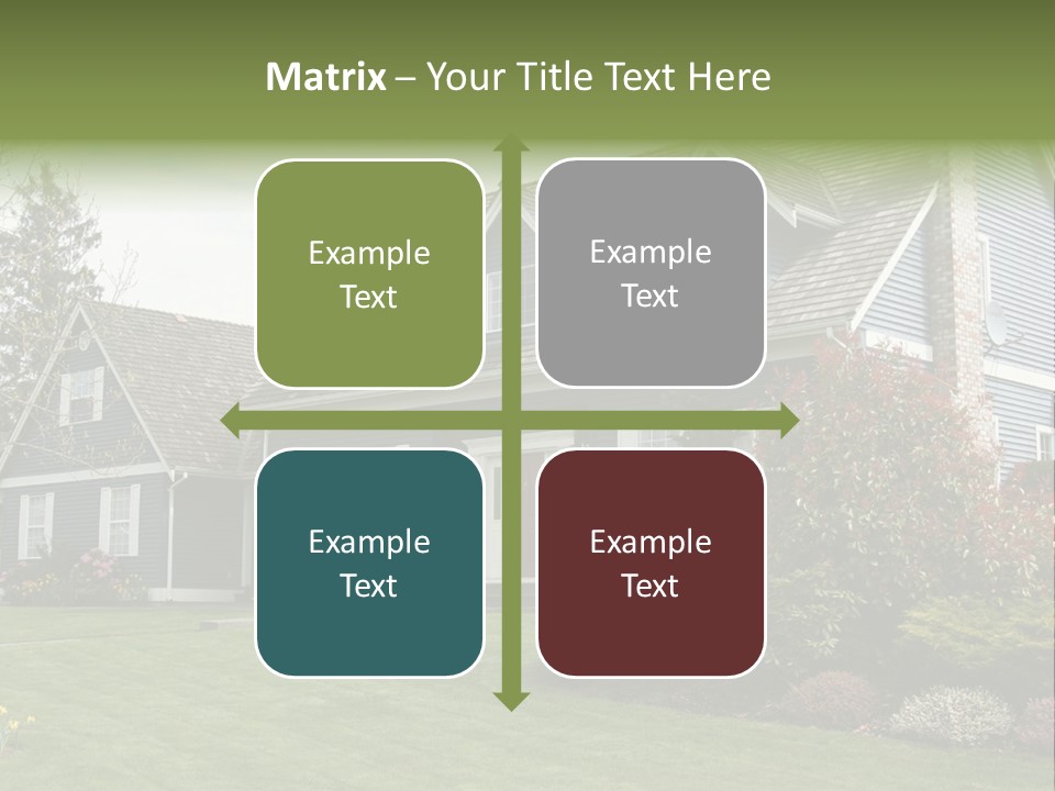 Sky Neighborhood Expensive PowerPoint Template