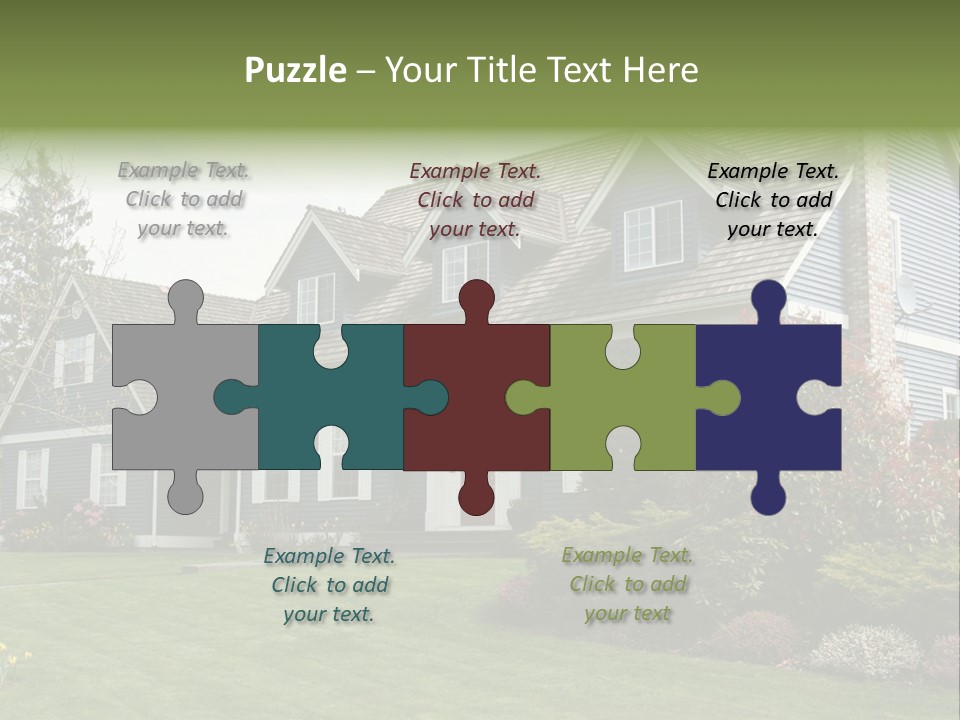 Sky Neighborhood Expensive PowerPoint Template