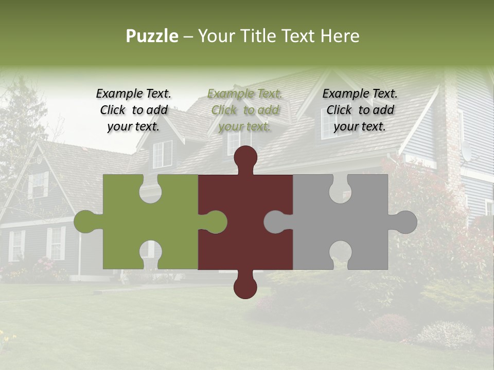 Sky Neighborhood Expensive PowerPoint Template