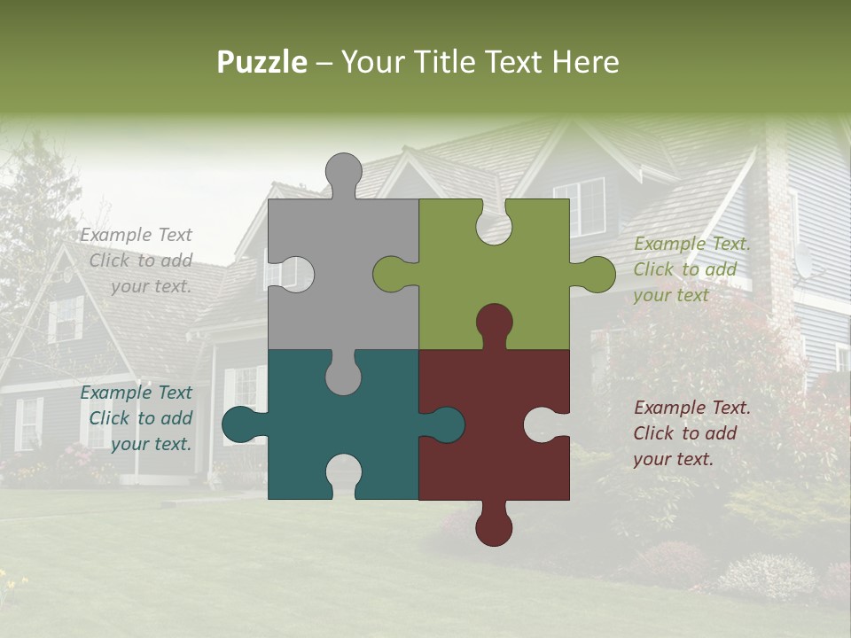 Sky Neighborhood Expensive PowerPoint Template