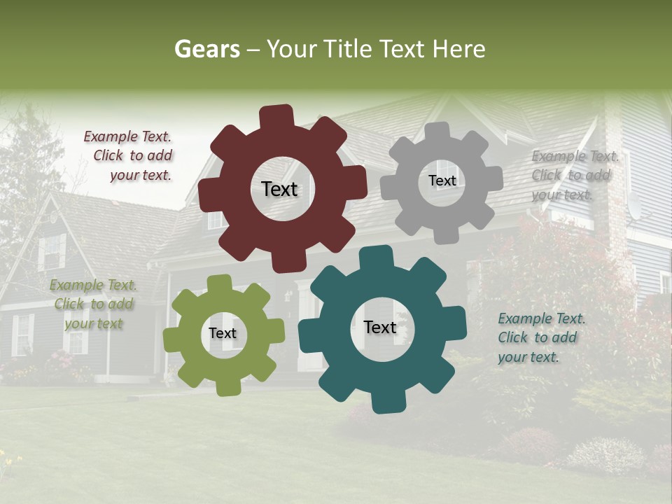 Sky Neighborhood Expensive PowerPoint Template