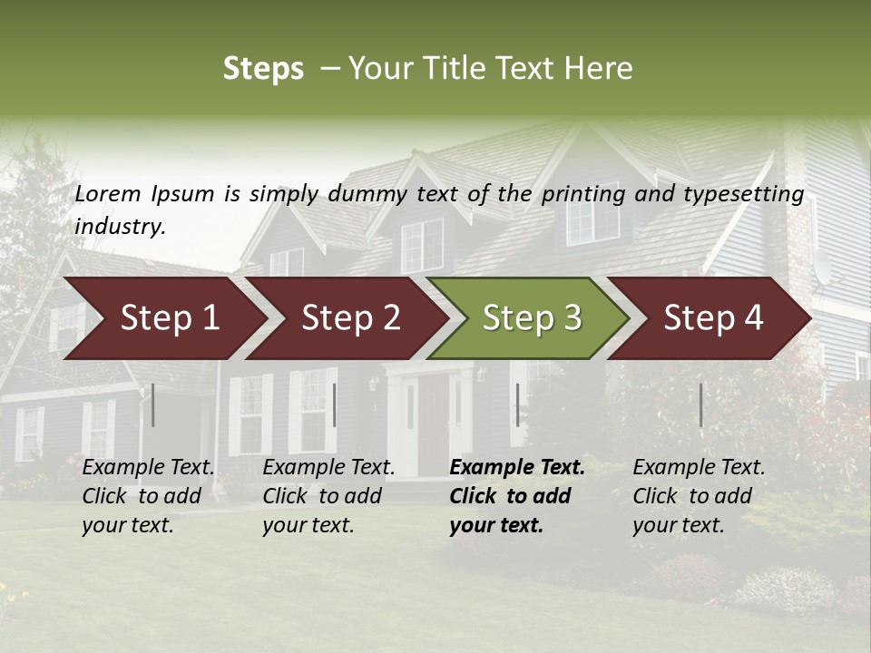 Sky Neighborhood Expensive PowerPoint Template
