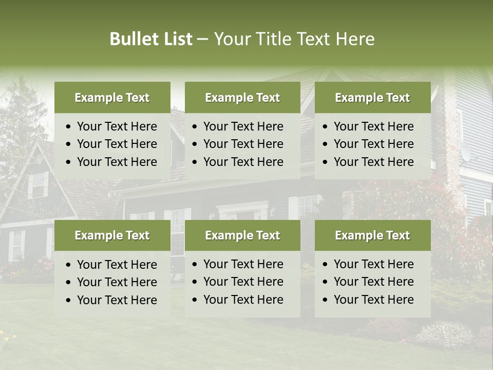 Sky Neighborhood Expensive PowerPoint Template