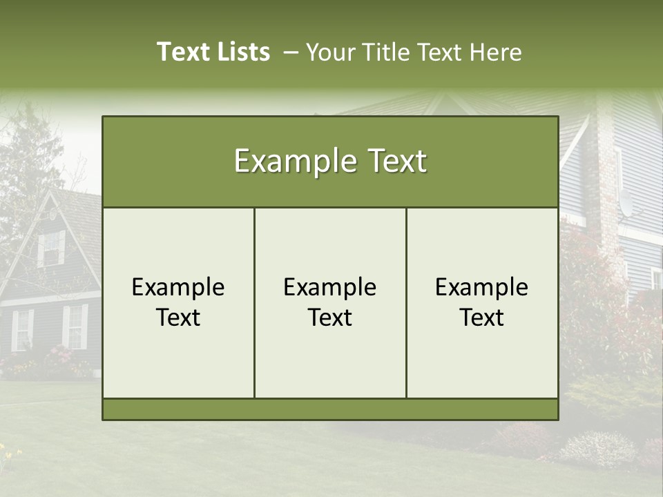 Sky Neighborhood Expensive PowerPoint Template