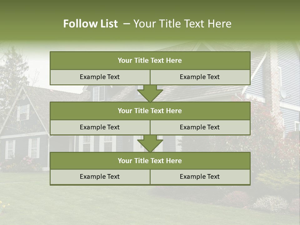 Sky Neighborhood Expensive PowerPoint Template