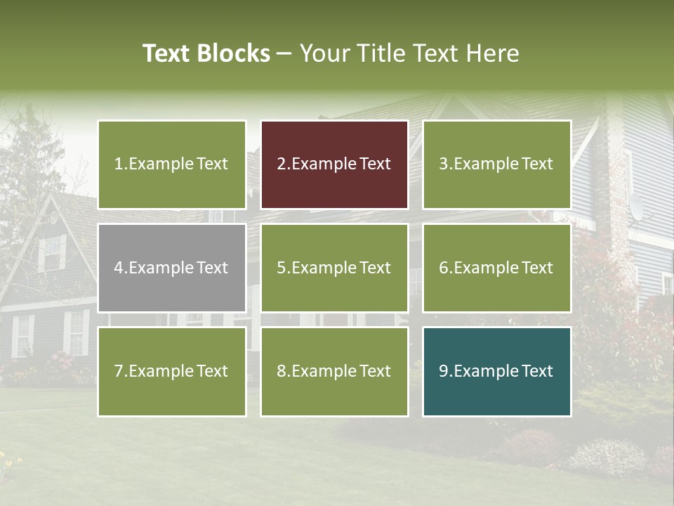 Sky Neighborhood Expensive PowerPoint Template