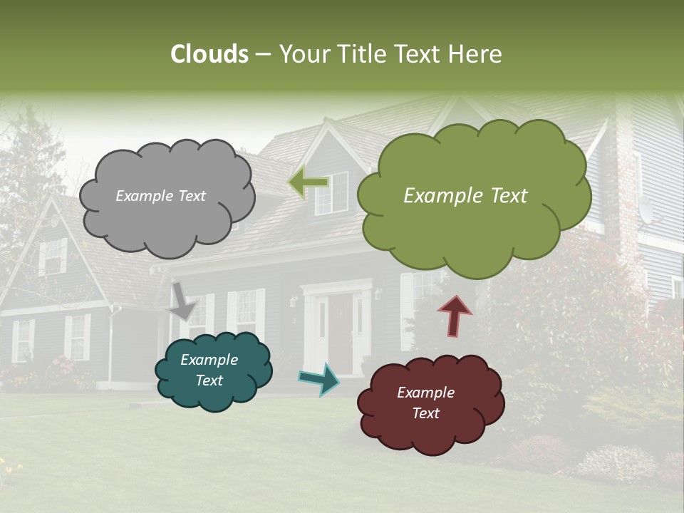 Sky Neighborhood Expensive PowerPoint Template