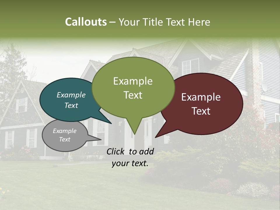 Sky Neighborhood Expensive PowerPoint Template