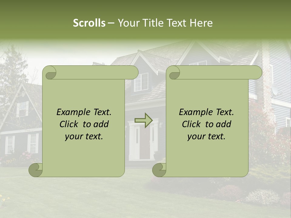 Sky Neighborhood Expensive PowerPoint Template