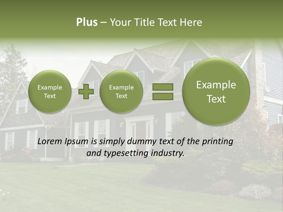 Sky Neighborhood Expensive PowerPoint Template
