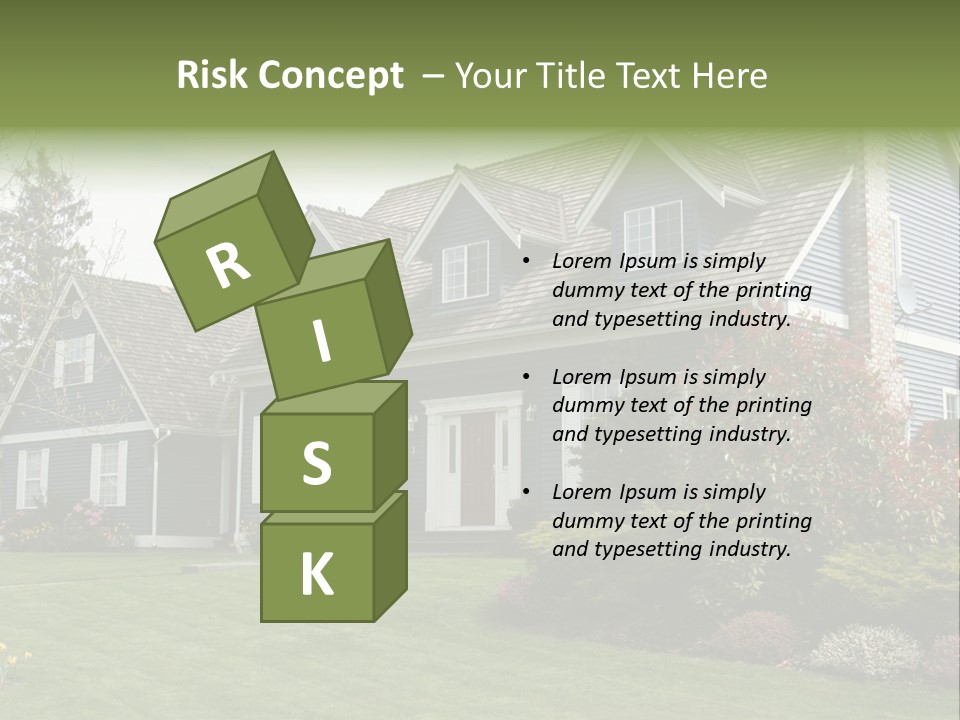 Sky Neighborhood Expensive PowerPoint Template