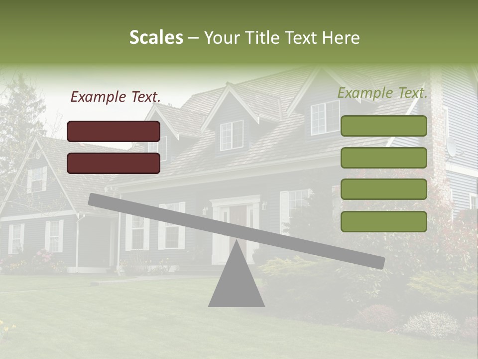 Sky Neighborhood Expensive PowerPoint Template