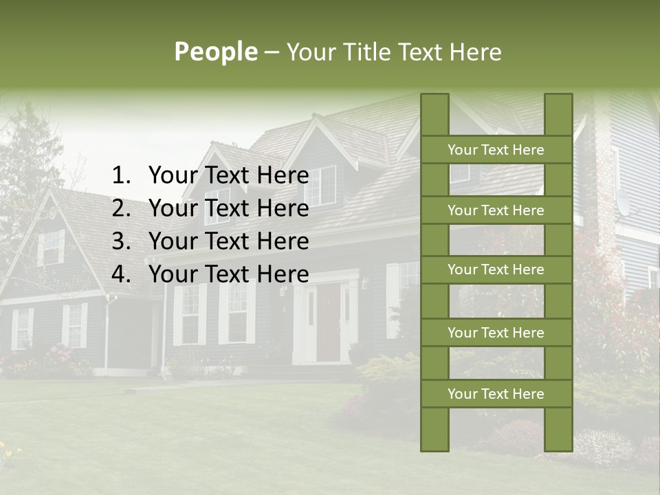 Sky Neighborhood Expensive PowerPoint Template