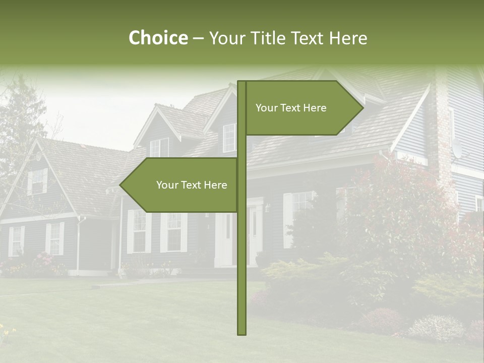 Sky Neighborhood Expensive PowerPoint Template
