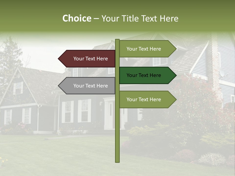 Sky Neighborhood Expensive PowerPoint Template